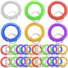 fogman Keyband, Locker, Coil Key Chain, Wrist Key Coil, Multicolor,