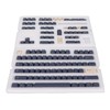Mechanical Keyboard Keycap 128 Key PBT Keycap Set Contrasting Colors