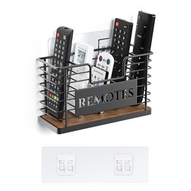 GIGIFTREE Remote Control Holder, 5-Slot TV Remote Holder Wall Mount
