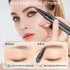 2 En 1 Delineado De Cejas Waterproof Con 2 Puntas