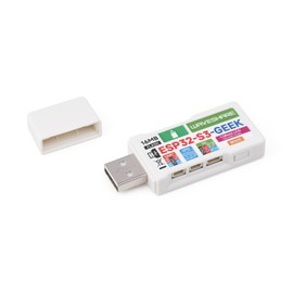 Waveshare ESP32-GEEK Development Board, Based On ESP32-S3R2 Controller Chip, with 1.14inch 65K Color LCD, Supports WiFi & Bluetooth LE, USB-A Male Port, with White Plastic Case