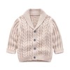 AMMENGBEI Infant Baby Boys V-Neck Cardigan Crochet Sweater,Toddler Knit Button