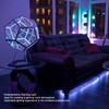 Dodecahedron Gaming Light, Cool RGBW LED Table Lamp with Stand