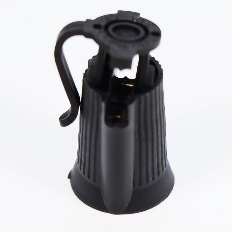 Encoidoz 100PCS C9 E17 Replacement Bulb Sockets, C9 Black Socket