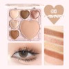 GOGO TALES Lavin Heart Shadow (01 Pastel Smoke) Makeup Glitter