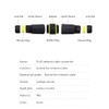 Danfetsoy - Acoplador RJ45 impermeable IP68, conector RJ45 de 10