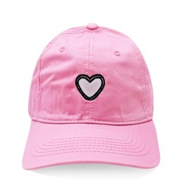 Gloop Women's 100% Cotton Baseball Cap Hat Cap Plain Sun Protection Sun Hat Baseball Cap Adjustable Baseball Cap, light pink, Unit size