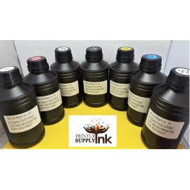 Unbranded UV Ink compatible ACHI Printer Led UV Curable ink for Flatbed 500ML Quality - YELLOW