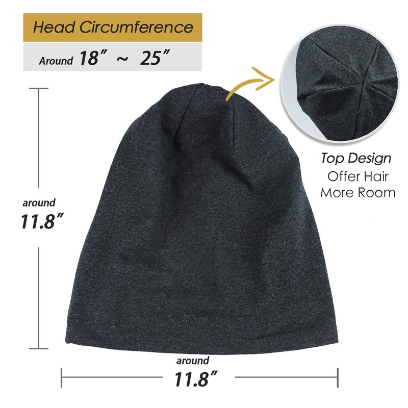 Gorro de dormir 100% seda de morera con forro de