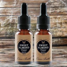 Love Bath Vitamin E Oil Natural Oil Almond Oil Aroma Face Oil Sweet Almond 2 x 20ml / 러브바스 비타민E오일 천연오일 아몬드오일 아로마 페이스오일 스윗아몬드 2개 20ml