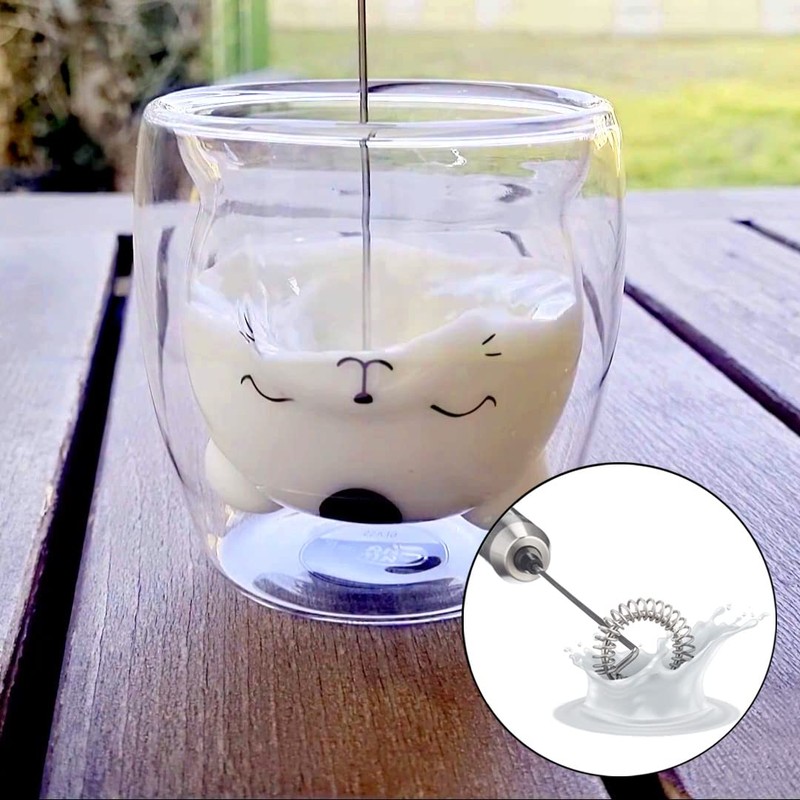 TEASOUL Electric Whisk for Matcha in Steel