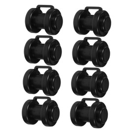 WOONEKY 8pcs Plastic Trampoline Caps Replacement Trampoline Padding for Sun Shade Cover