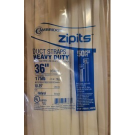 cambridge 100 New 36" 175lbs Duct Straps Ties ( 2 packs of 50 ) 105570