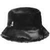 Kangol Faux Fur Bucket - Solid Black/L Solid Black, Large