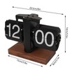 Digital Flip Down Clock Retro Automatic Turning Battery Operated Mechanical