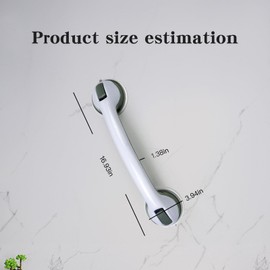 DZHPSRSZ 2Pack Grab Bars for Bathtubs and Showers,16In Heavy Shower Handle,Shower Grab Bar for Assisted Walking,Standing,Toileting,Shower Handles for Elderly Suction,Safety Bars for Showers and Walls