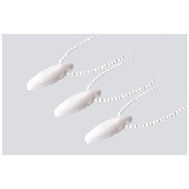 EFIXS Chain Weight for Roller Blinds, Slat Curtains and Chain Hoist Blinds – Colour: White – Pack of 3