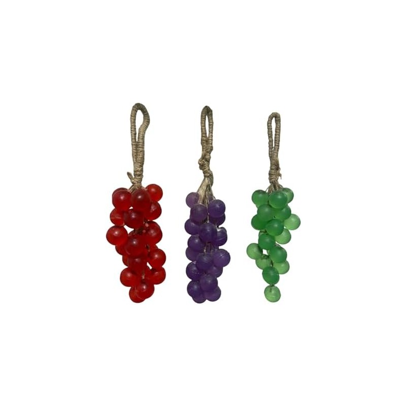 3 pz jabon en forma de racimo de uvas artesanal