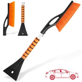 92cm Snow Brush, Detachable Ice Scraper for Car Windshield with Ergonomic Foam Grip for Cars & Trucks & SUV Windscreen Snow Removal, Gift for Christmas
