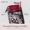 POPUPS Passport Travel Wallet for Women - Large Multiple Document