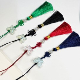 Traditional Butterfly Norigae Bookmark Making DIY Kit Beads Craft Foreign Friend Korean Souvenir Gift I agree to third party provision for shipping / 전통 나비 노리개 책갈피 만들기 DIY 키트 비즈 공예 외국인 친구 한국 기념품 선물 배송을 위한 제3자 제공에 동의합니다