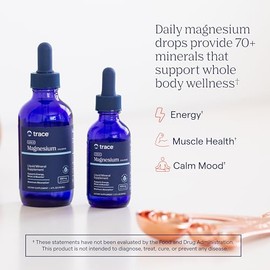 Trace Minerals | Liquid Ionic Magnesium, 400 mg, 4 Oz | Magnesio Iónico, 400 Mg, 118 Ml