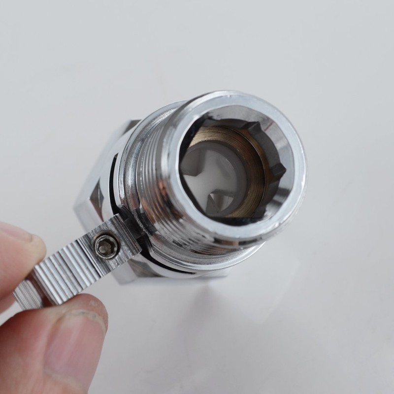 KES Shower Shut Off Valve G1/2" Brass with Handle Lever