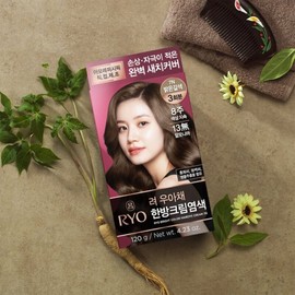 Ryo Uachae antelope gray hair dye light brown 7N(120G(23(AD) / 려 우아채 영양새치염색 밝은갈색 7N(120G(23(AD