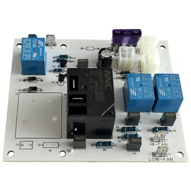 Motipudy 3106996022 3106996.022 Heat Cool Relay Analog Thermostat Control Circuit Board Replacement for Dome-tic Duo Therm RV Roof Air Conditioner 3311924 3311924.000 (White)