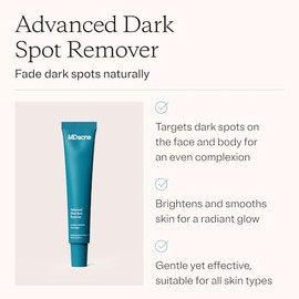 MDacne Eliminador de manchas oscuras para cara y cuerpo, 2 onzas, mejora el brillo, la textura y el tono de la piel, sin aceite para pieles sensibles 