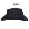 URBAN 5884 Genuine Leather Cowboy Hat, Western Cowboy Hat Made