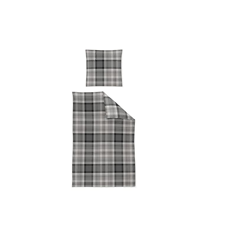 Irisette Elegant Flannel Bed Linen Set Alpaca 8412 Grey 135