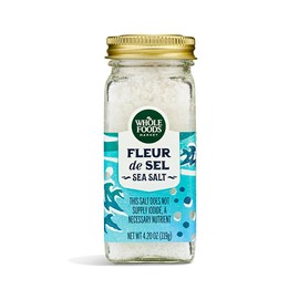 Whole Foods Market, Seasoning, Salt, Fleur de Sel, 4.20 Ounce