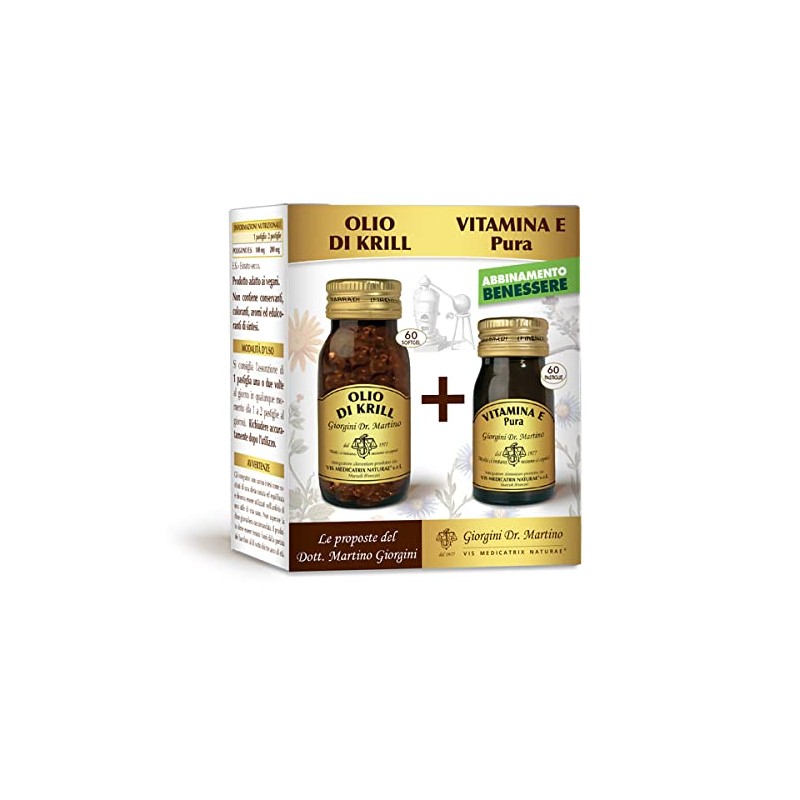 Dr Giorgini COFANETTO OLIO DI KRILL + VITAMINA E pura