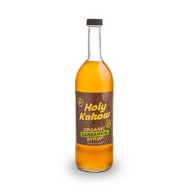 Holy Kakow Cafe Organic Cardamom Syrup - Cardamom Syrup, Coffee Syrup, Organic Syrup for Coffee, Cardamom Syrup for Coffee, Add to Latte, Cocktail and Shake, Real Food Ingredients - 750ml