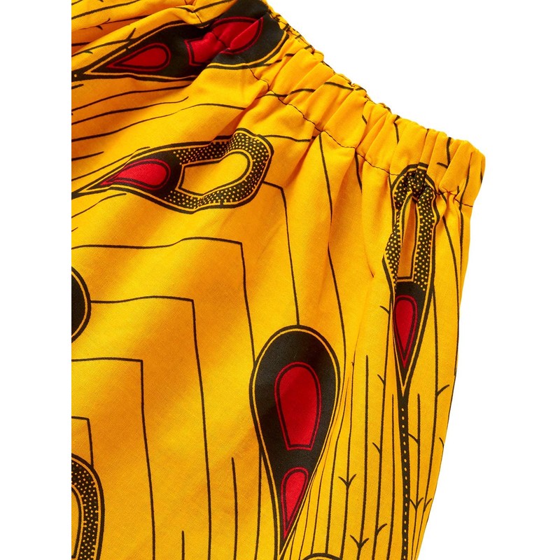 HongyuAmy - Juego de falda para bebé con estampado africano,
