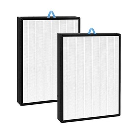 Nispira EverestAir-P EverestAir-RF 2-In-1 True HEPA Activated Carbon Filter Replacement for LEVOIT EverestAir Air Purifier 2 Packs