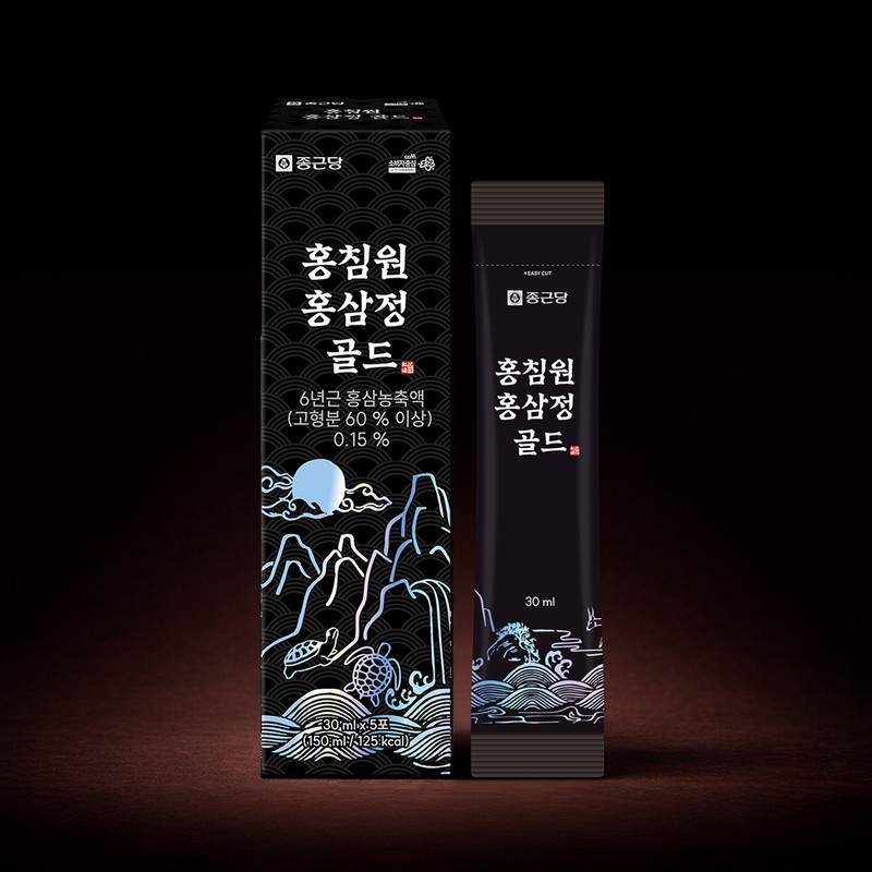 Chong Kun Dang Hongchimwon Red Ginseng Stick Ampoule Agar Agar