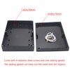 Otdorpatio Junction Box IP65 Waterproof ABS Plastic Electrical Project Case