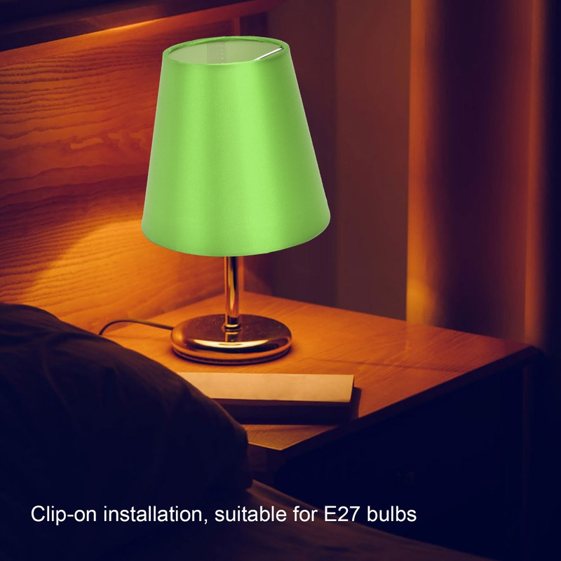 6PCS E14 Lamp Shade Fabric Lampshade Table Lamp Ceiling Lamp