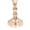 Table Candlestick Ornament Iron Twisted Curb Candle Holder Decorative Ornament