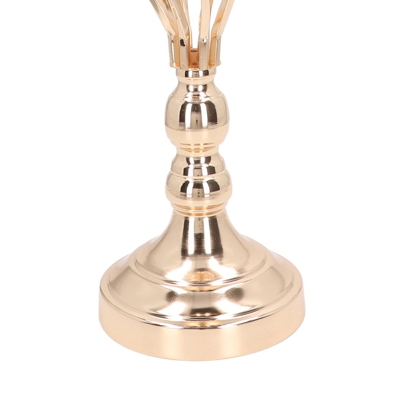 Table Candlestick Ornament Iron Twisted Curb Candle Holder Decorative Ornament