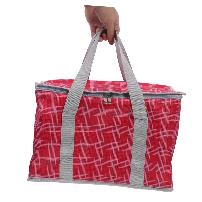 BUGUUYO Large Capacity Insulated Cooler Bag for Groceries Reusable Zippered