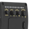 EQ01 Acoustic Guitar Tuner 2 Band EQ Black Guitar Tuner