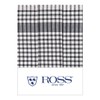 Ross Pack of 3 Cotton Tea Towels Farm Check Anthracite