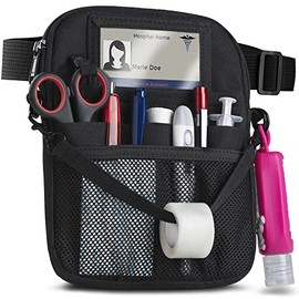 DiGuRaNi Nurse Fanny Pack for Nurse Supplies | Nurse Tool Belt as a Nurse Pocket Organizer with a Medical Tape Holder | Nurse Pouch, Medical Fanny Pack for Nurses (Black only)