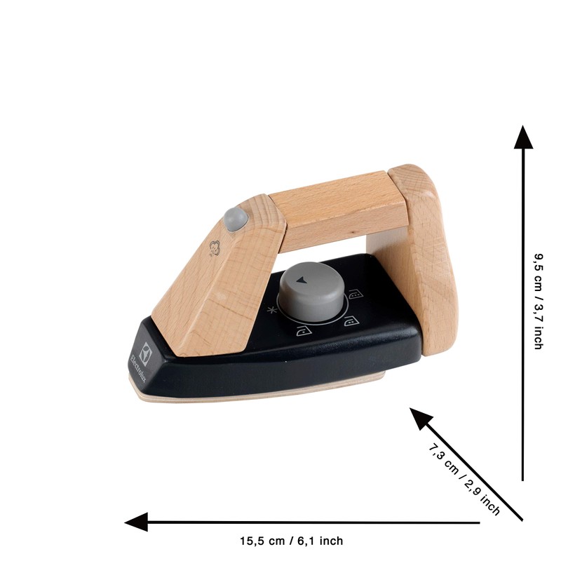 Theo Klein 7403 Electrolux Wooden Iron, Toy for Children from