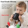 Seposeve 2 Pack Silicone Sippy Cups, Leak-Proof Baby Straw Cup