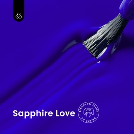 Beetles Blue Gel Nail Polish Paulina Lapis Royal Blue Color Soak Off Uv LED Nail Lamp 4th of july Gel Nail Polish Nail Art Design Patriotic Manicure Salon Diy Home for Women