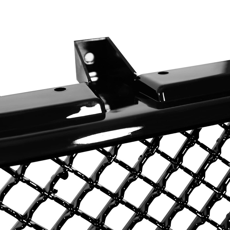 Spec-D Tuning Glossy Black Honeycomb Mesh Front Hood Grille Compatible